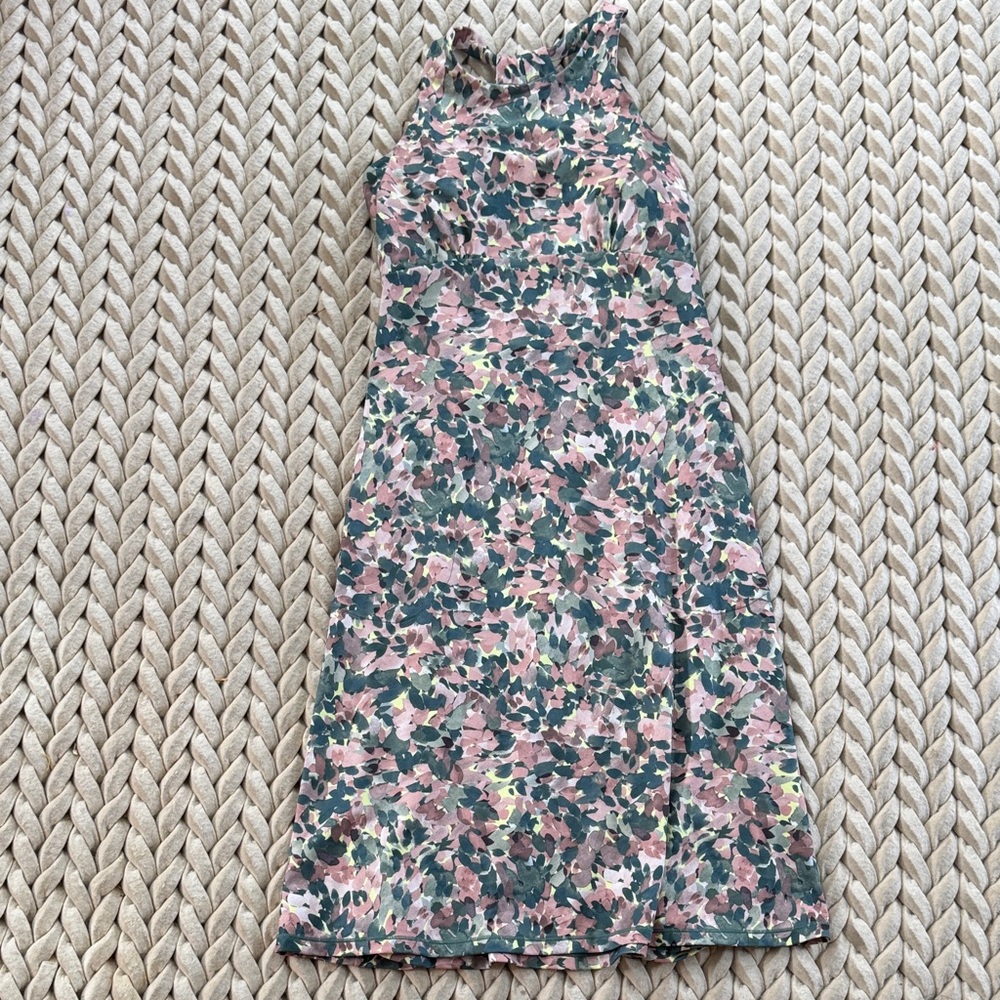 Prana Multicolor Floral Midi Dress